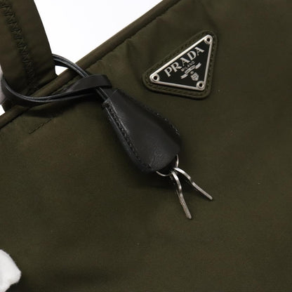 Prada Tote Vitello Daino Vitello Daino, GREEN, NYLON, Tote bag