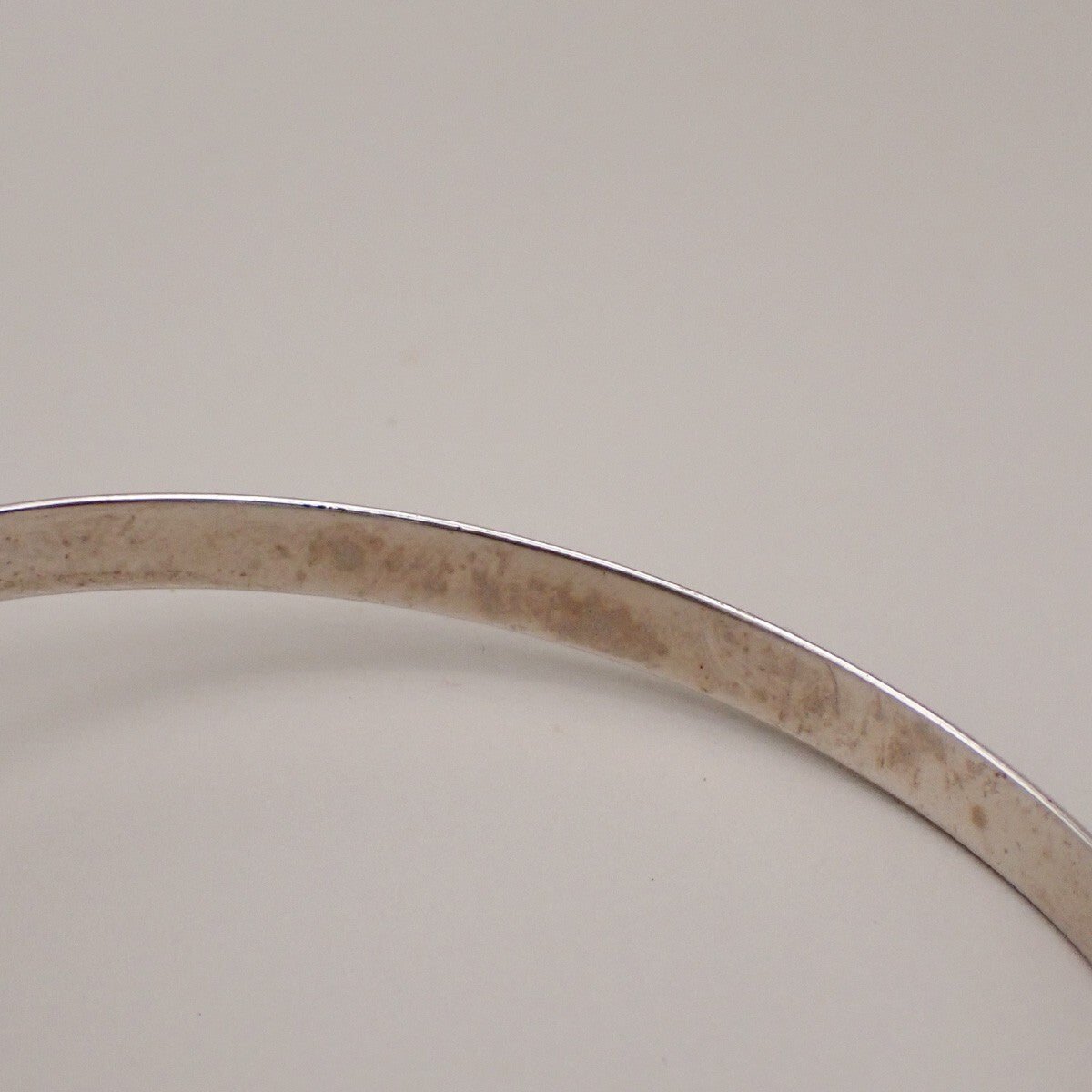 Chanel CC Logo Mirror Bangle Bracelet Metal and Plastic, SILVER, SILVER_PLATED, Bracelet