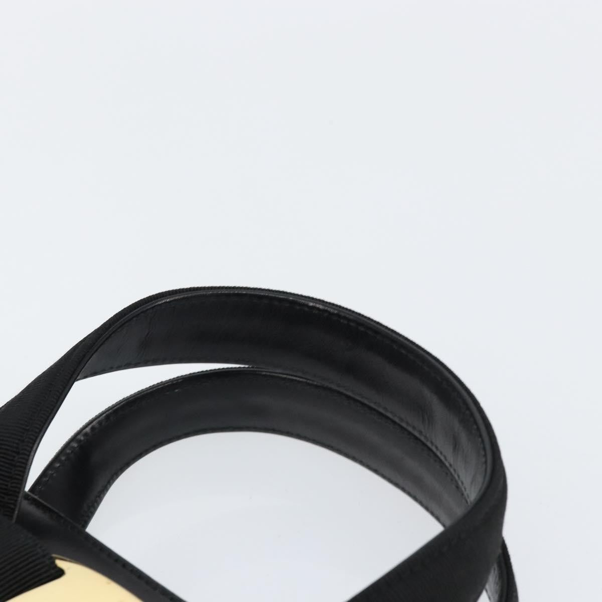 Salvatore Ferragamo Convertible Vara Bow Tote Leather, BLACK, LEATHER, Handbag