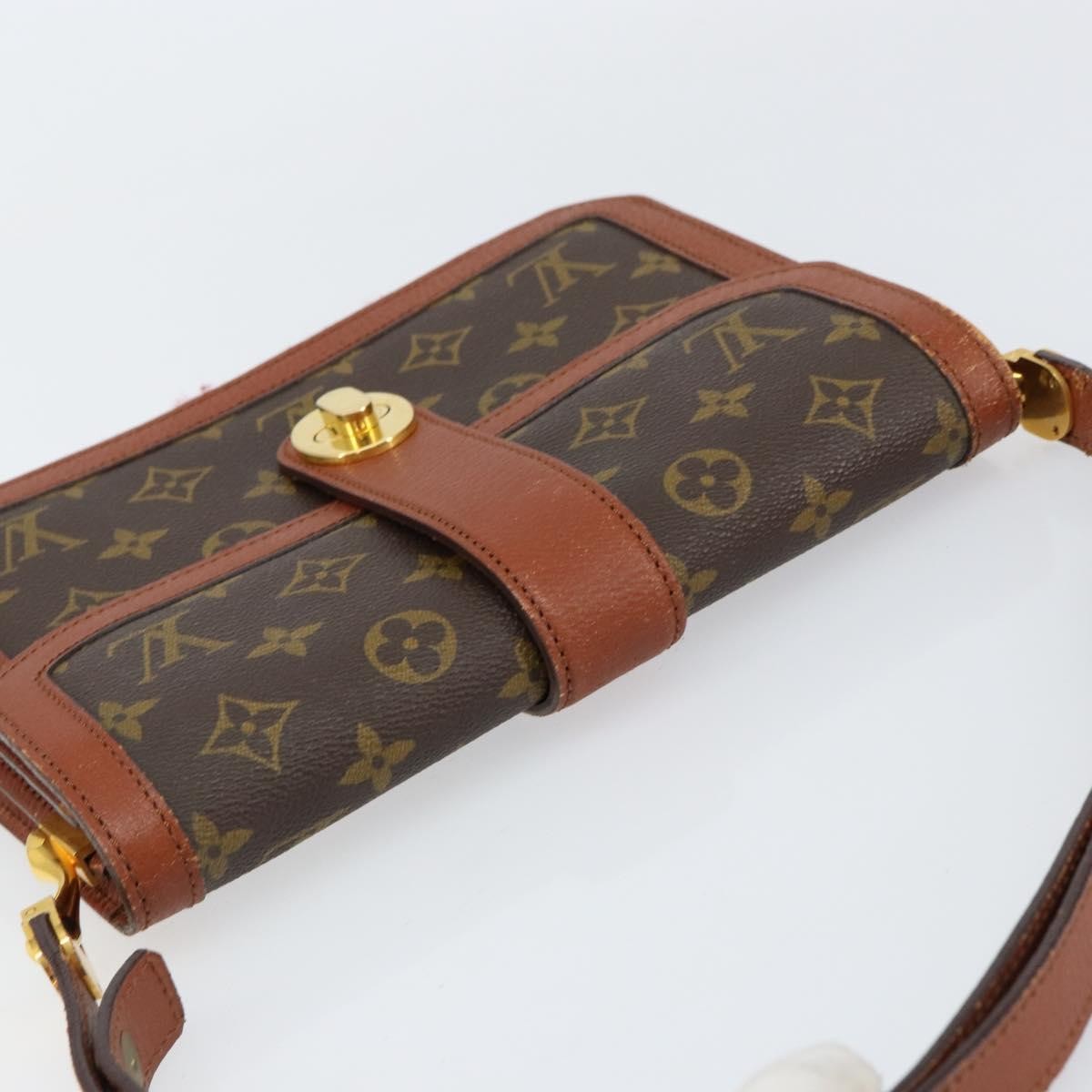 Louis Vuitton Vintage Dauphine Shoulder Bag Monogram Canvas, BROWN, CANVAS, Shoulder bag