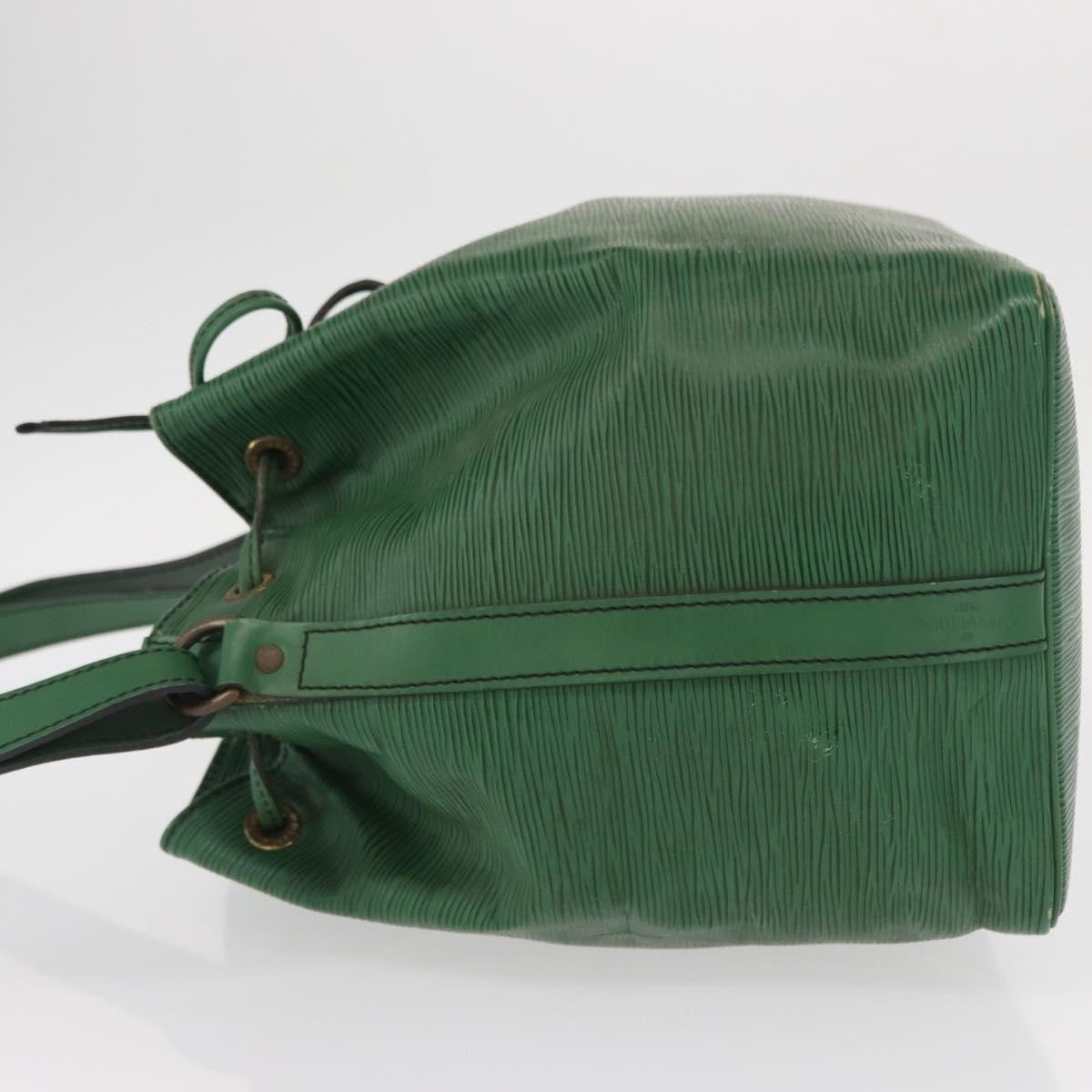 Louis Vuitton Petit Noe Handbag Epi Leather, GREEN, LEATHER, Shoulder bag