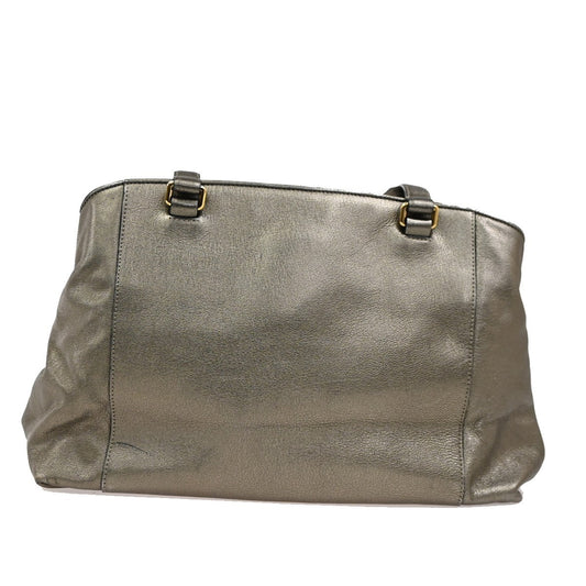 Loewe Anagram Tote Leather, GOLD, LEATHER, Tote bag