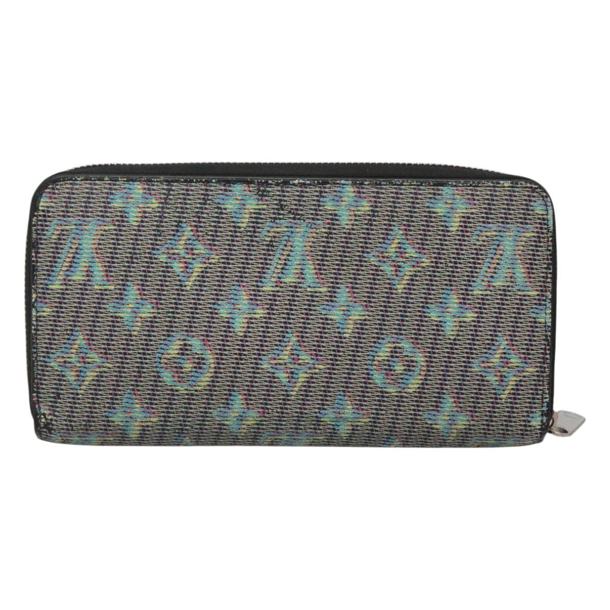 Louis Vuitton Zippy Wallet NM Monogram LV Pop, GREEN, CANVAS, Wallets