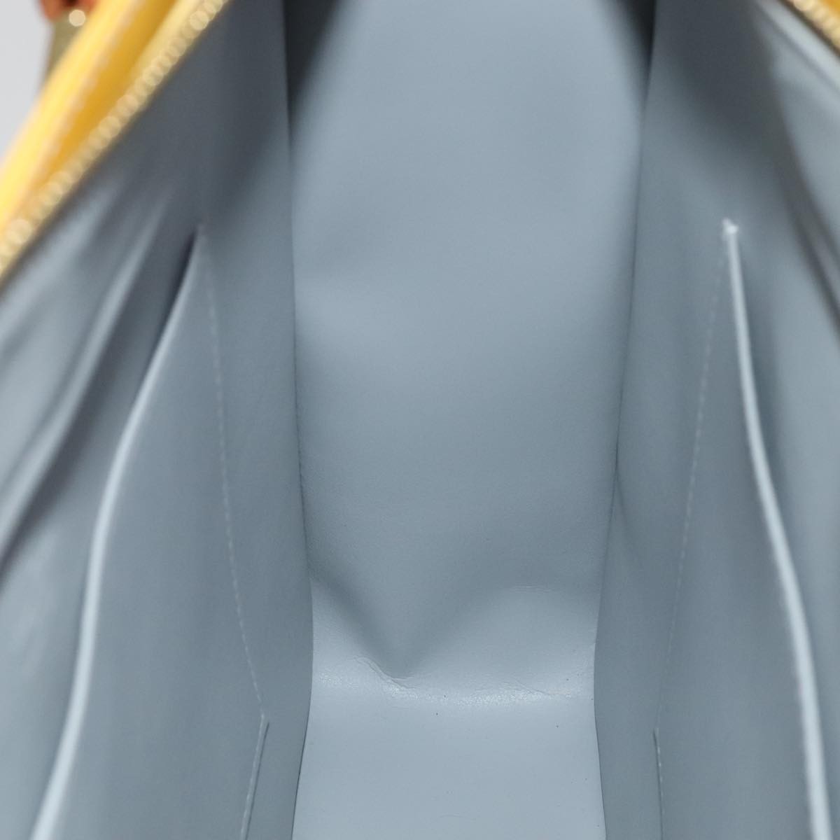 Louis Vuitton Columbus Handbag Monogram Vernis, YELLOW, PATENT_LEATHER, Handbag