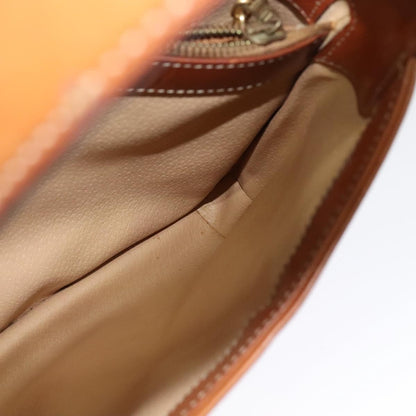 Celine Macadam Handbag Macadam with leather, BEIGE, CANVAS, Handbag