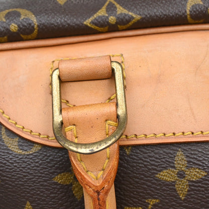 Louis Vuitton Deauville Handbag Monogram Canvas, Brown, Canvas, Handbag