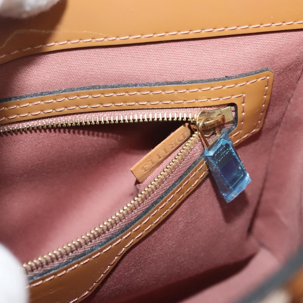 Louis Vuitton Catalina Handbag Monogram Vernis, PINK, PATENT_LEATHER, Handbag