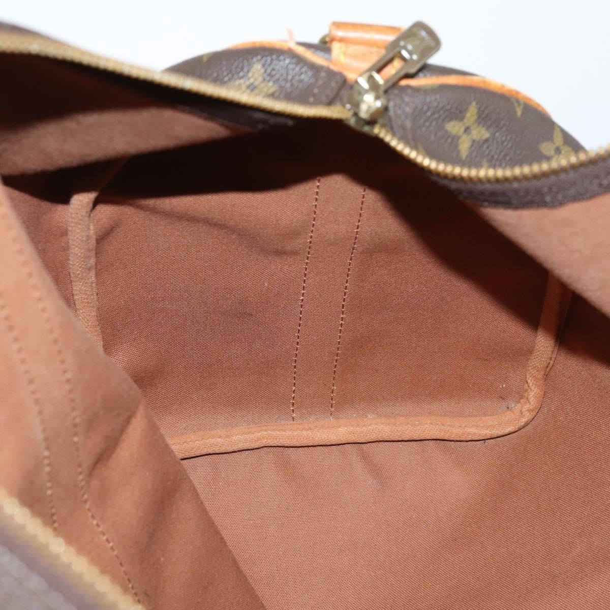 Louis Vuitton Keepall Bag Monogram Canvas, BROWN, CANVAS, Travel bag