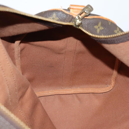 Louis Vuitton Keepall Bag Monogram Canvas, BROWN, CANVAS, Travel bag