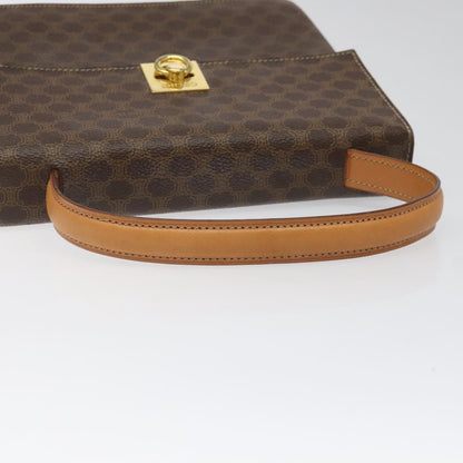 Celine Triomphe vintage handbag Macadam canvas, BROWN, CANVAS, Handbag