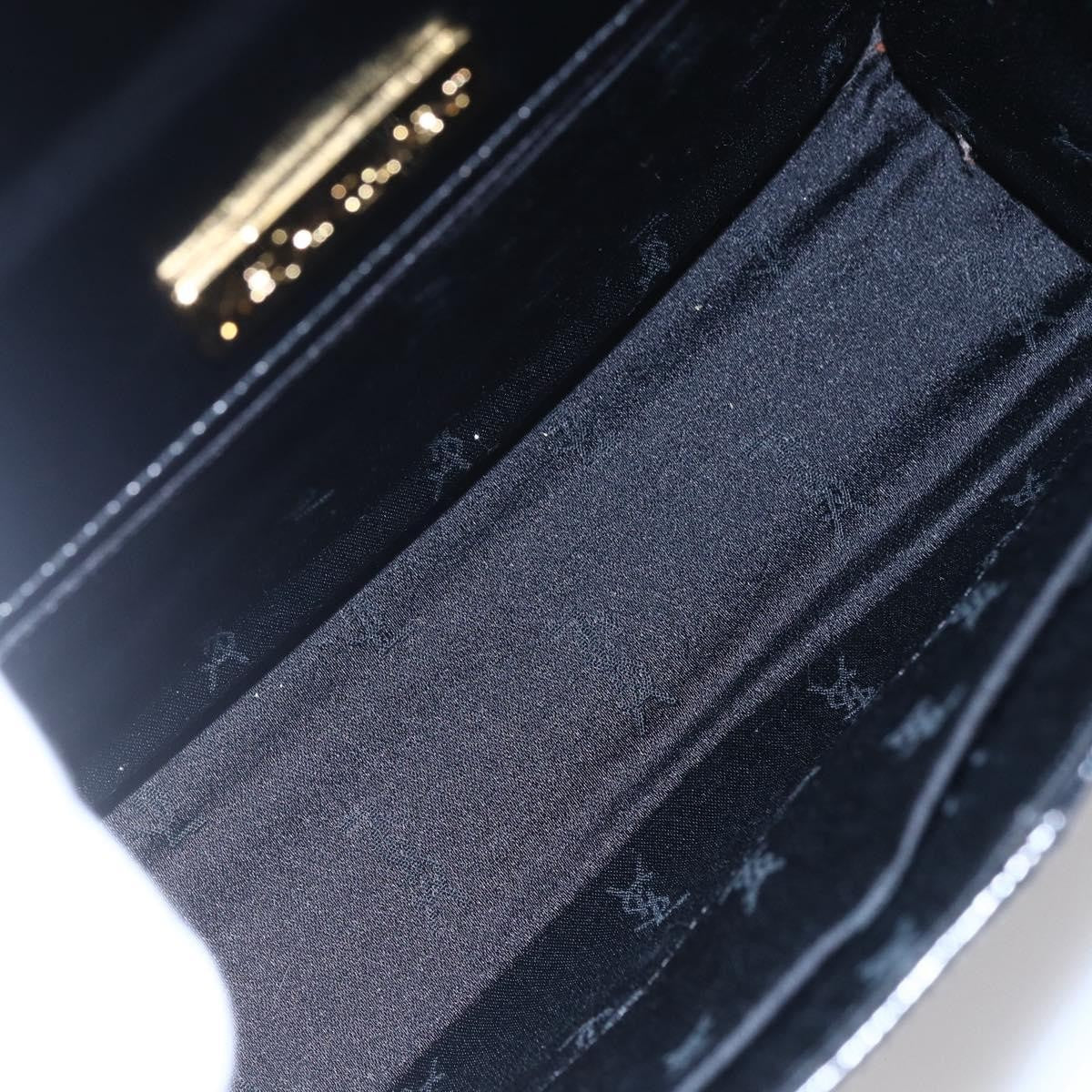 Saint Laurent Vintage Handbag Leather, BLACK, LEATHER, Handbag