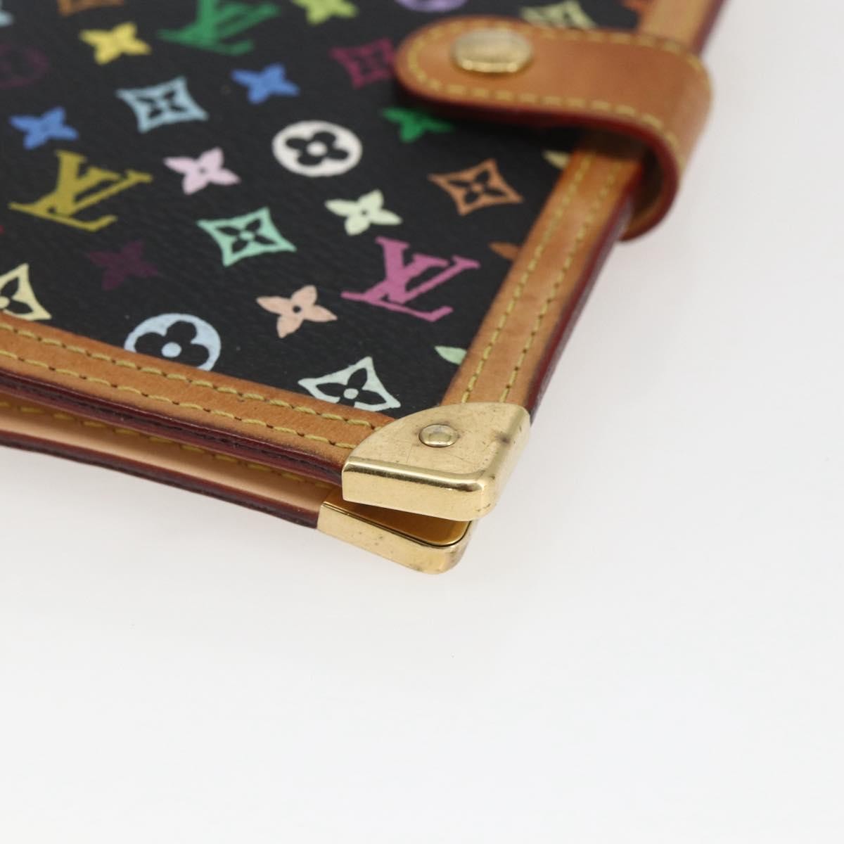 Louis Vuitton Agenda Cover Canvas Multicolor, BLACK, CANVAS, Wallets