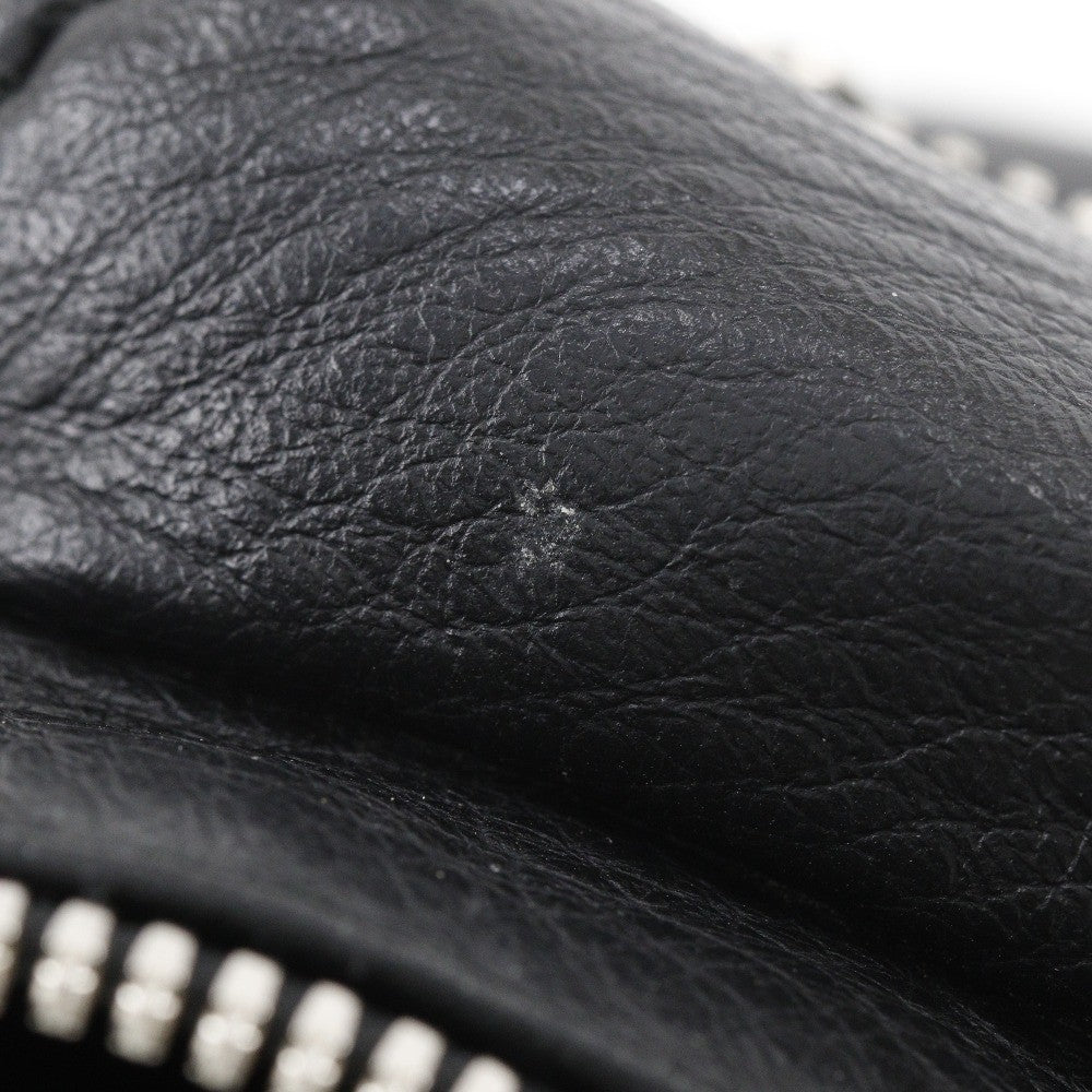 Balenciaga Everyday Waist Bag Leather, BLACK, LEATHER, Crossbody bag