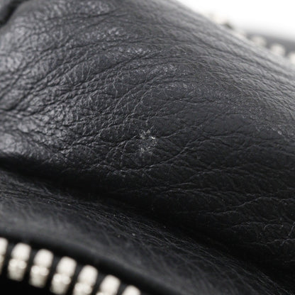 Balenciaga Everyday Waist Bag Leather, BLACK, LEATHER, Crossbody bag