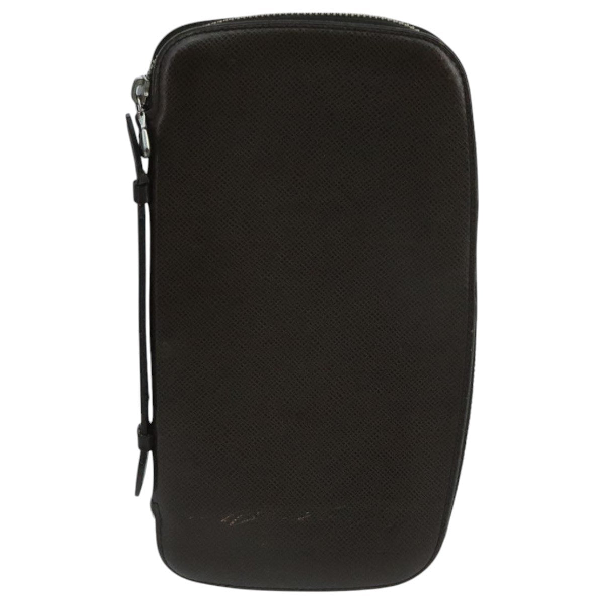 Louis Vuitton Atoll Organizer Wallet Taiga Leather, BROWN, LEATHER, Clutche & pouche