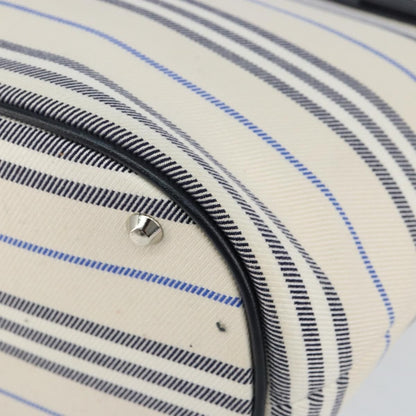 Burberry Blue Label Tote Bag Canvas, WHITE, CANVAS, Tote bag