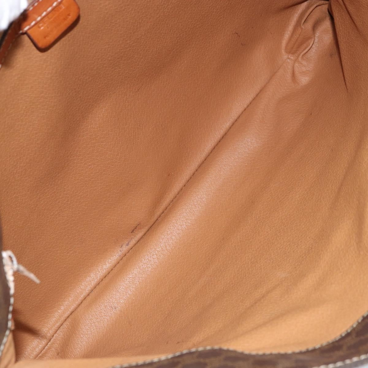 Celine Vintage Macadam Tote bag Canvas, BROWN, CANVAS, Tote bag