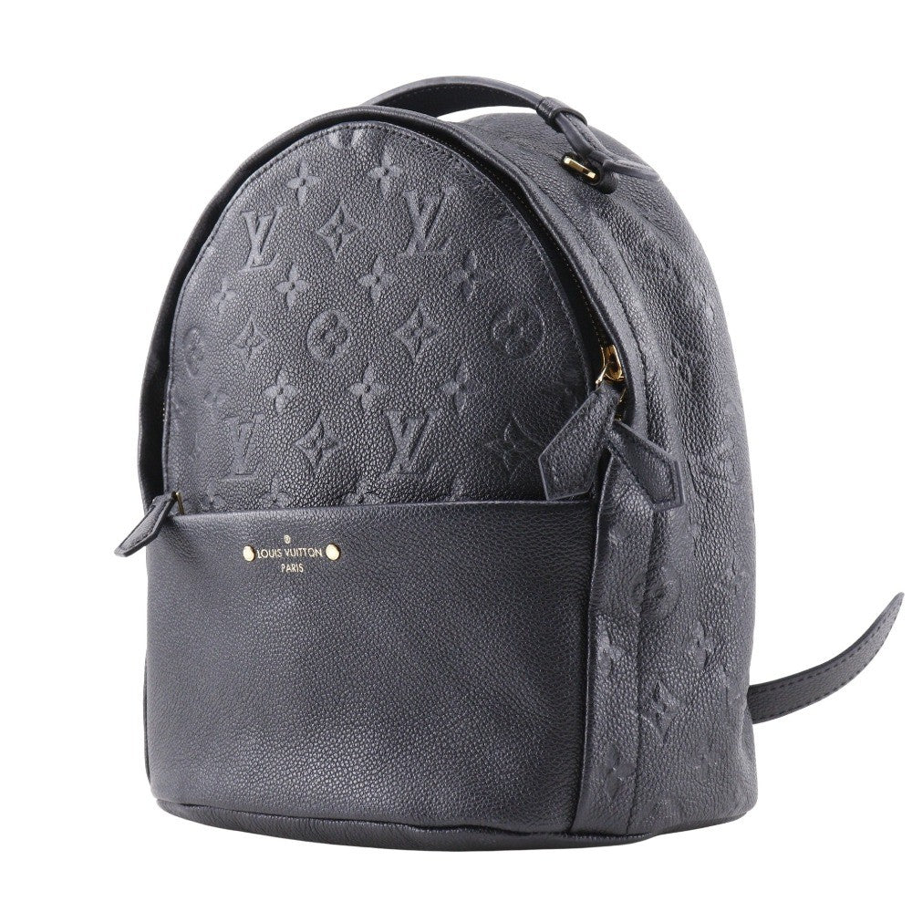 Louis Vuitton Sorbonne Backpack Monogram Empreinte Leather, BLACK, LEATHER, Backpack