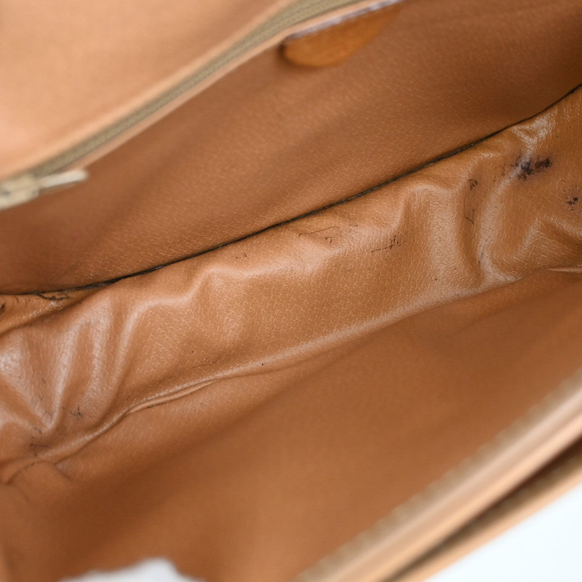 Celine Macadam Shoulder Bag Canvas, BROWN, CANVAS, Shoulder bag