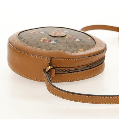 Gucci Disney Mickey Mouse Round Shoulder Bag Printed Mini GG Coated Canvas, BEIGE, CANVAS, Shoulder bag