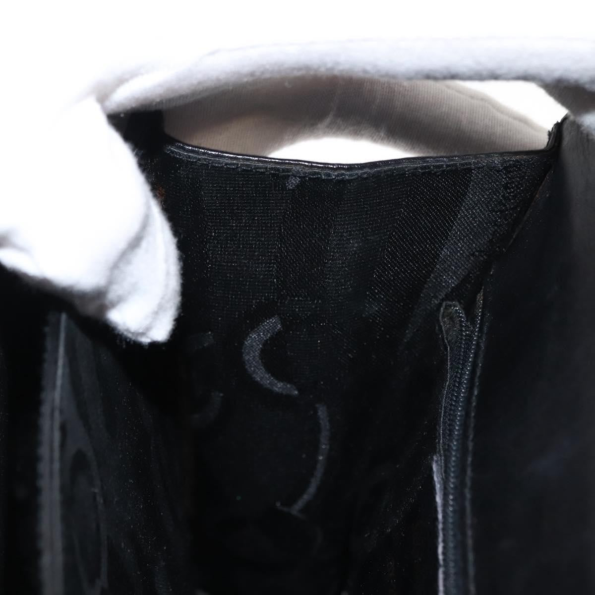 Salvatore Ferragamo Gancini Convertible Top Handle Bag Leather, BLACK, LEATHER, Handbag