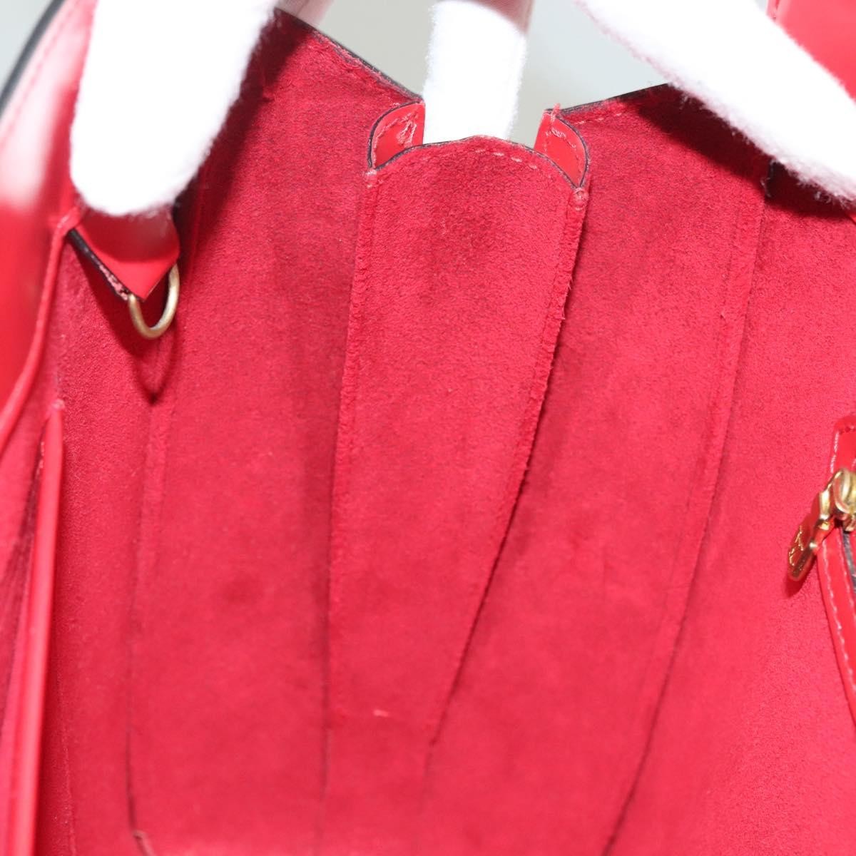 Louis Vuitton Sac Plat NM Bag Epi Leather, RED, LEATHER, Handbag