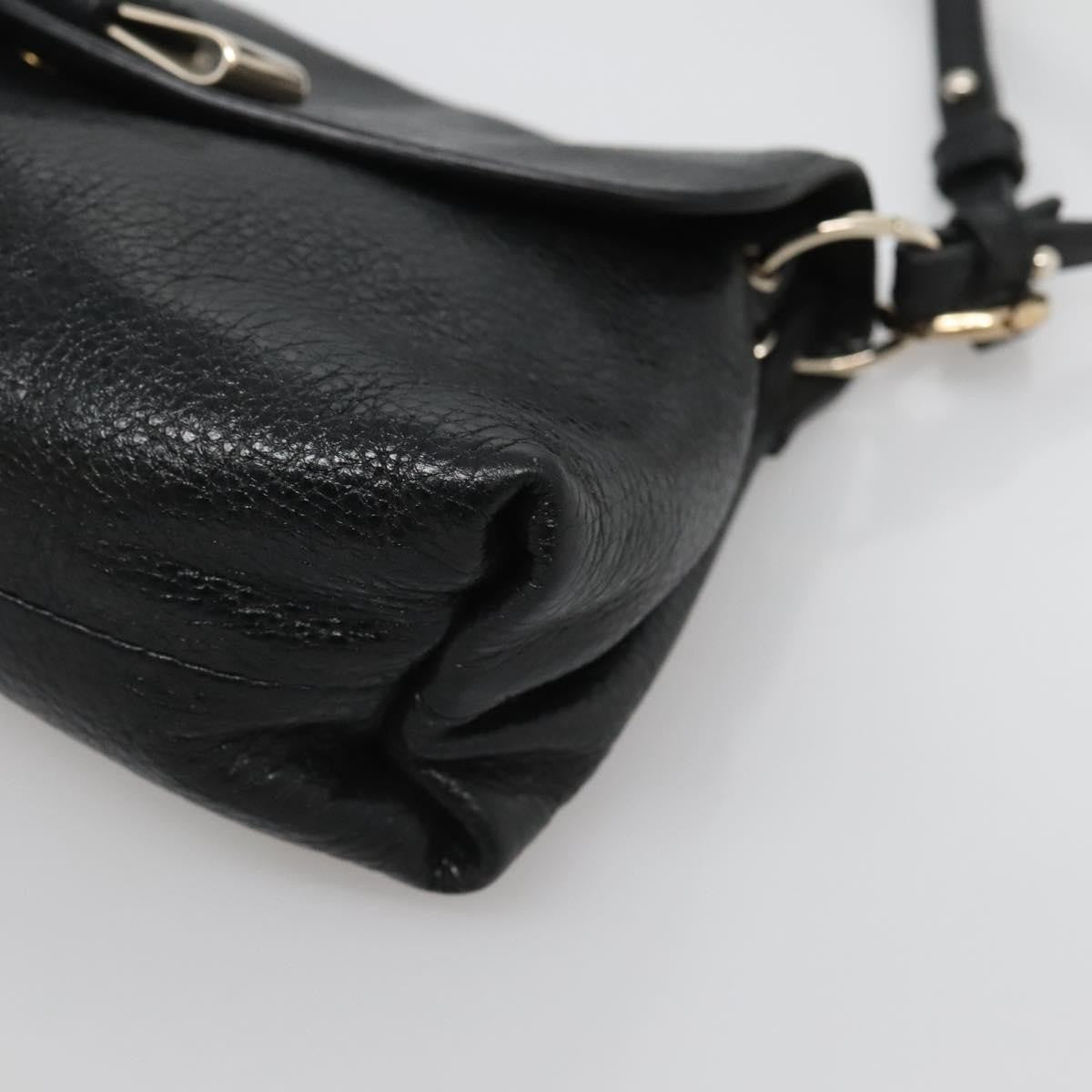 Chloe Lily Handbag Leather, BLACK, LEATHER, Handbag