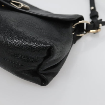Chloe Lily Handbag Leather, BLACK, LEATHER, Handbag