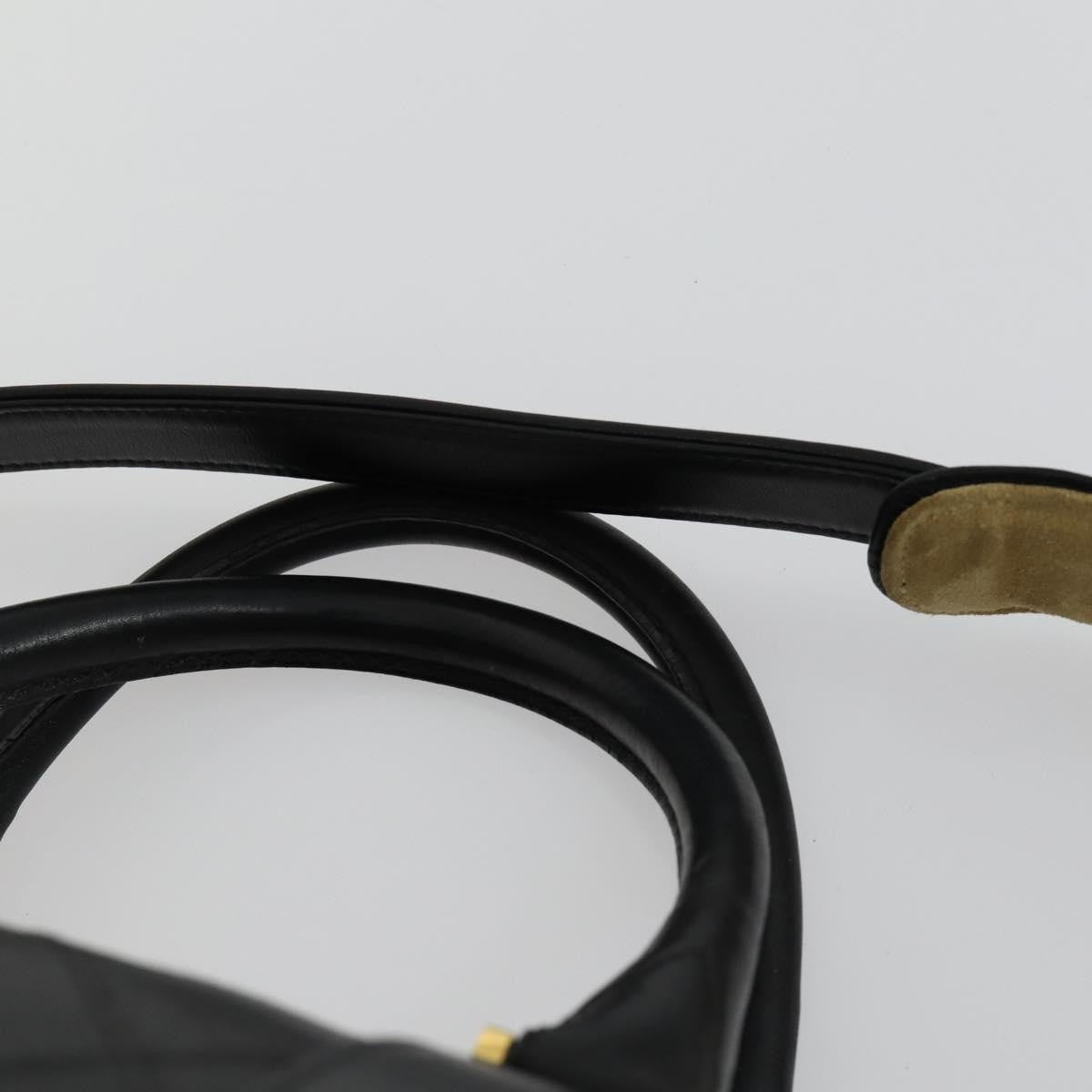 Chanel Vintage Diamond Stitch Boston Bag Quilted Lambskin, BLACK, LEATHER, Travel bag