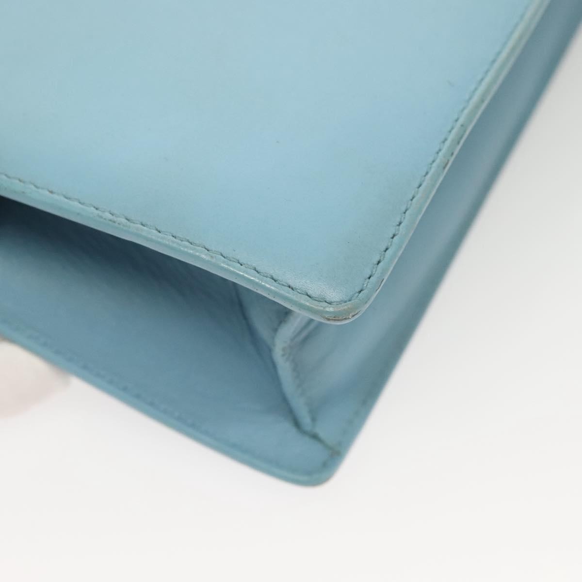 Saint Laurent Betty Bag Leather, BLUE, LEATHER, Shoulder bag