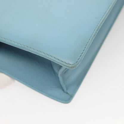 Saint Laurent Betty Bag Leather, BLUE, LEATHER, Shoulder bag