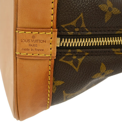 Louis Vuitton Alma Handbag Monogram Canvas, BROWN, CANVAS, Handbag