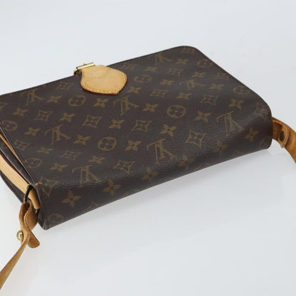 Louis Vuitton Cartouchiere Handbag Monogram Canvas, BROWN, CANVAS, Shoulder bag