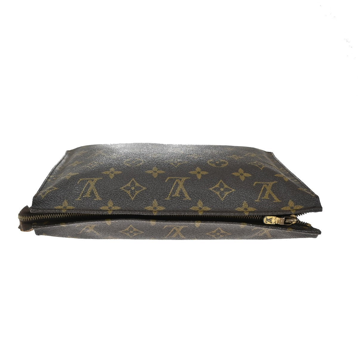 Louis Vuitton Toiletry Pouch Monogram Canvas, BROWN, CANVAS, Clutche & pouche