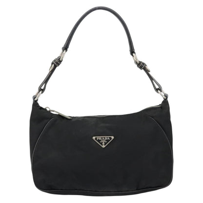 Prada Vintage Shoulder Bag Tessuto, BLACK, NYLON, Shoulder bag