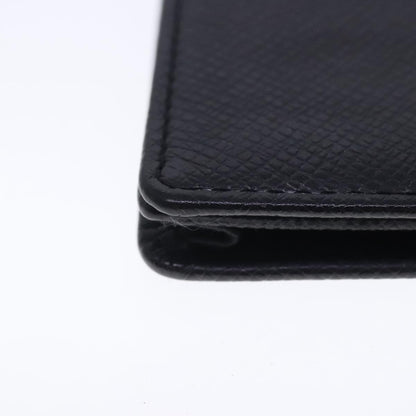 Louis Vuitton Porte Cartes Wallet Taiga Leather, BLACK, LEATHER, Wallets