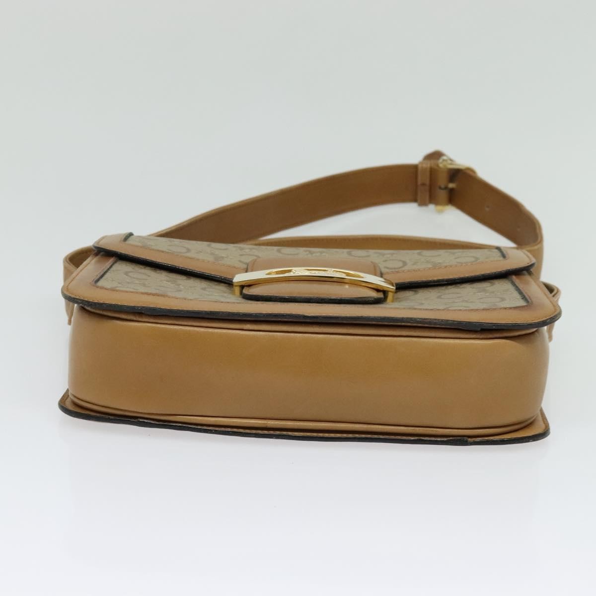 Celine Sulky Shoulder bag Canvas, BEIGE, CANVAS, Shoulder bag