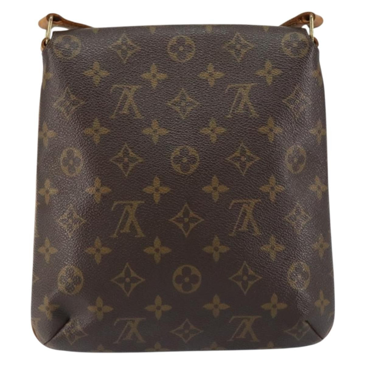 Louis Vuitton Musette Salsa Handbag Monogram Canvas, BROWN, CANVAS, Shoulder bag