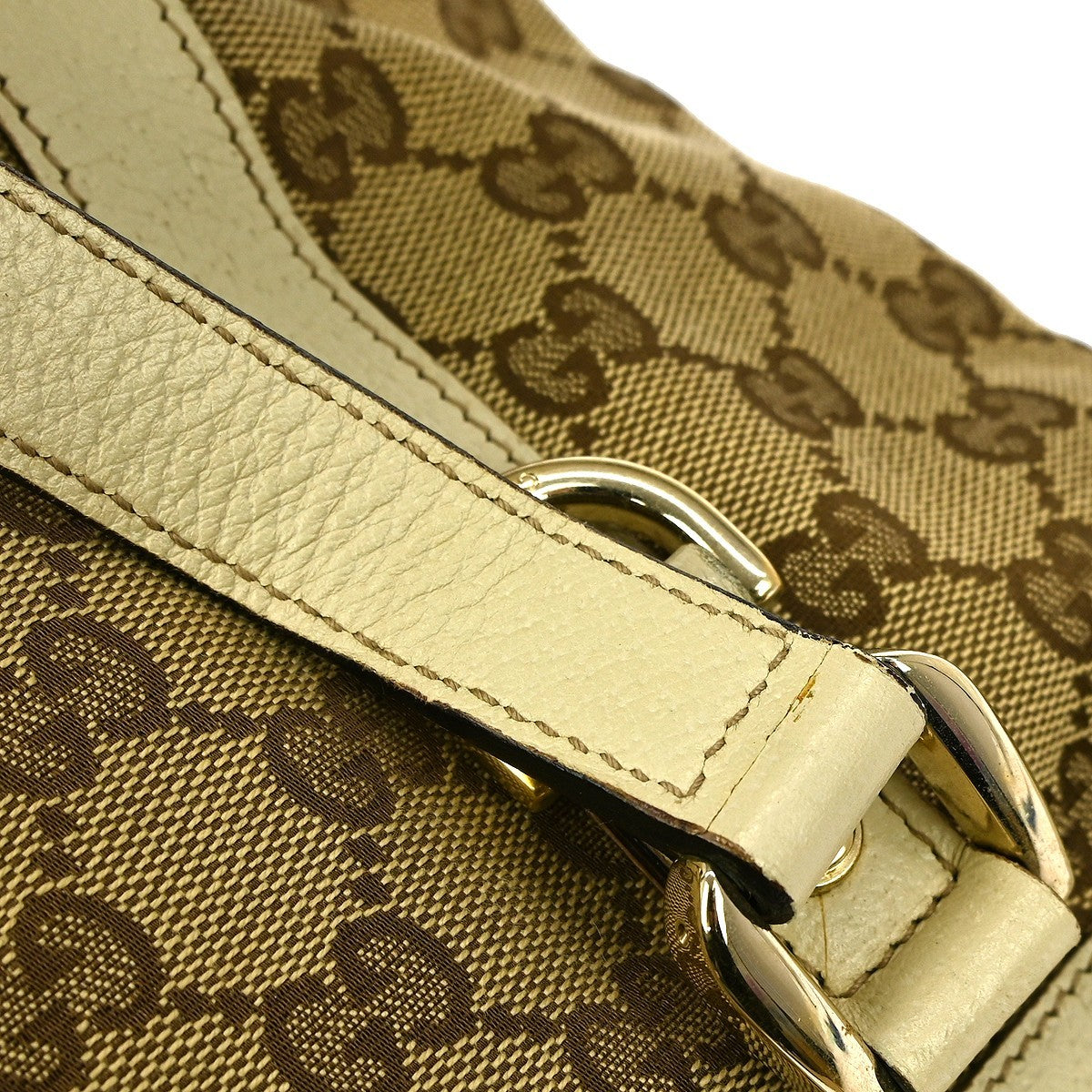 Gucci Abbey Zip Tote GG Canvas, BROWN, CANVAS, Tote bag