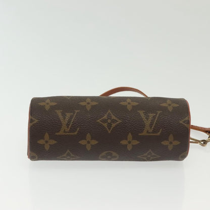 Louis Vuitton Papillon Pochette Monogram Canvas, BROWN, CANVAS, Handbag