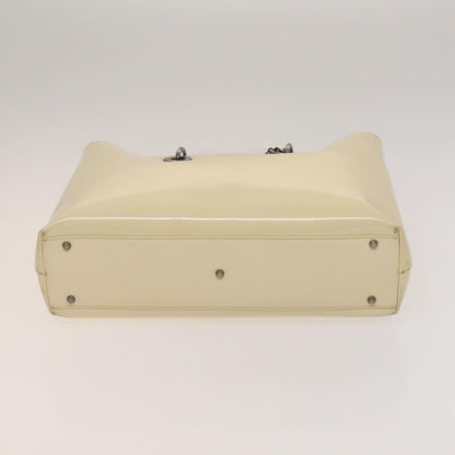 Christian Dior Vintage Lady Dior Patent Patent leather, BEIGE, PATENT_LEATHER, Handbag