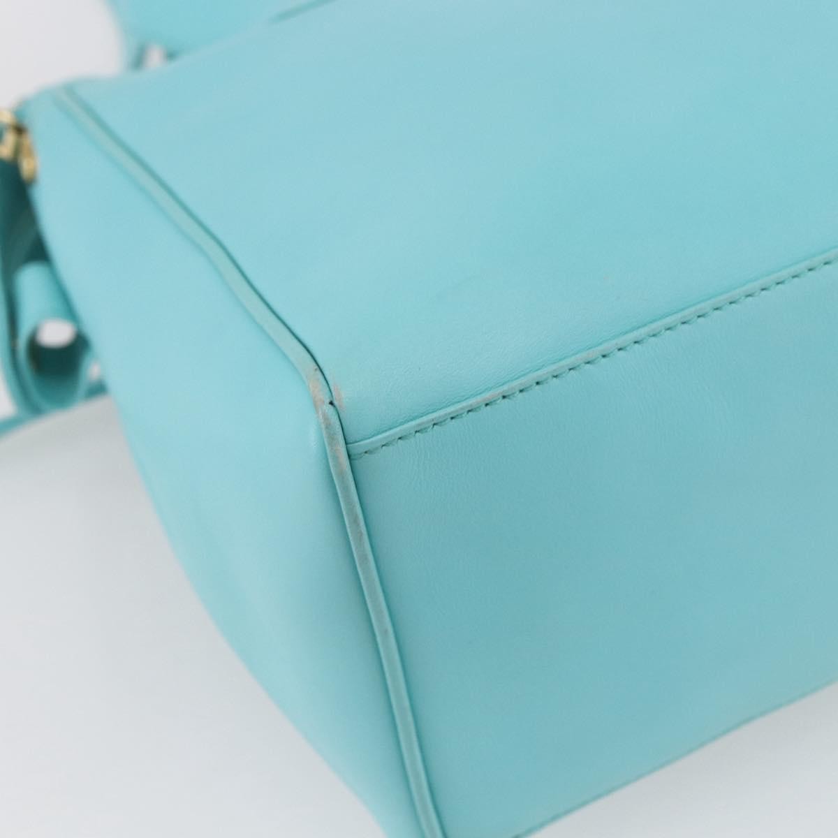 Christian Dior Vintage Handbag Leather, BLUE, LEATHER, Handbag