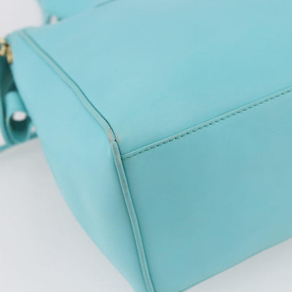 Christian Dior Vintage Handbag Leather, BLUE, LEATHER, Handbag