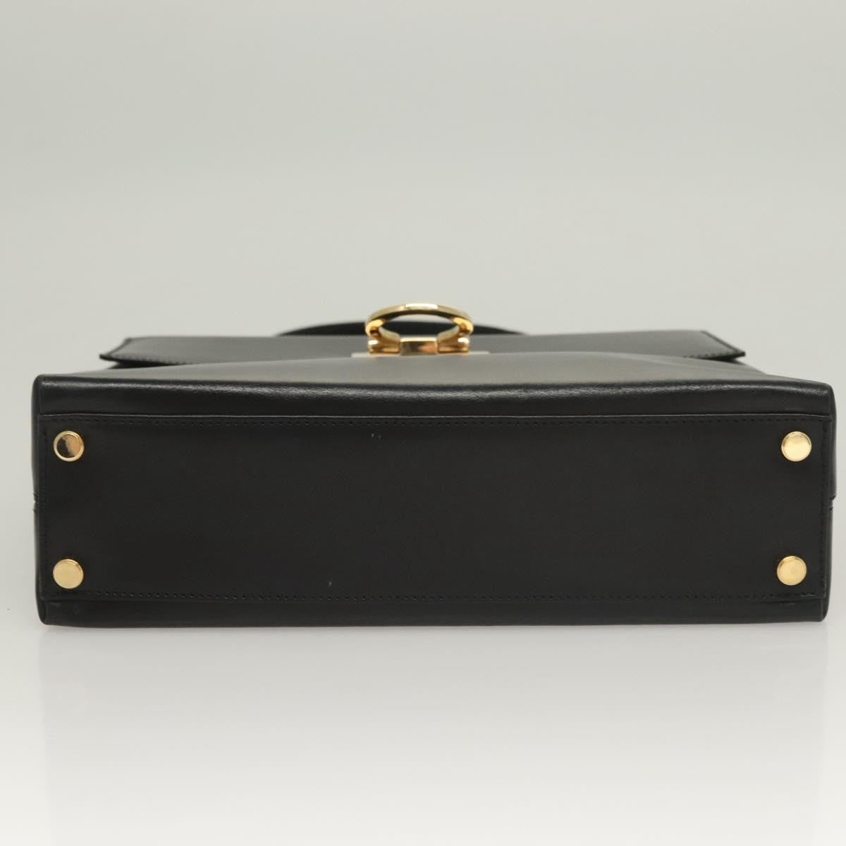 Salvatore Ferragamo Convertible Vara Bow Tote Leather, BLACK, LEATHER, Tote bag