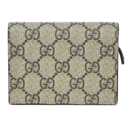 Gucci GG pattern wallet GG Supreme, BEIGE, CANVAS, Wallets