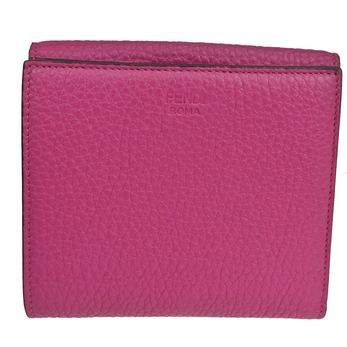 Fendi Peekaboo Wallet Leather, PINK, LEATHER, Wallets