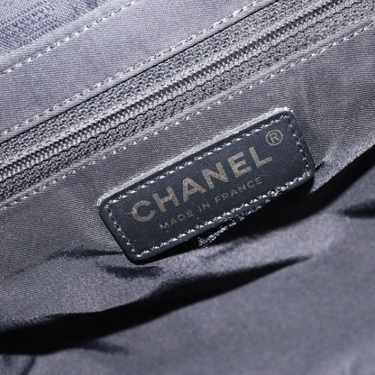 Chanel Travel Line Tote Nylon, BLACK, NYLON, Tote bag