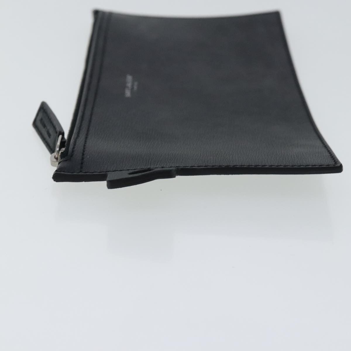 Saint Laurent Shopper Tote Leather, BLACK, LEATHER, Tote bag