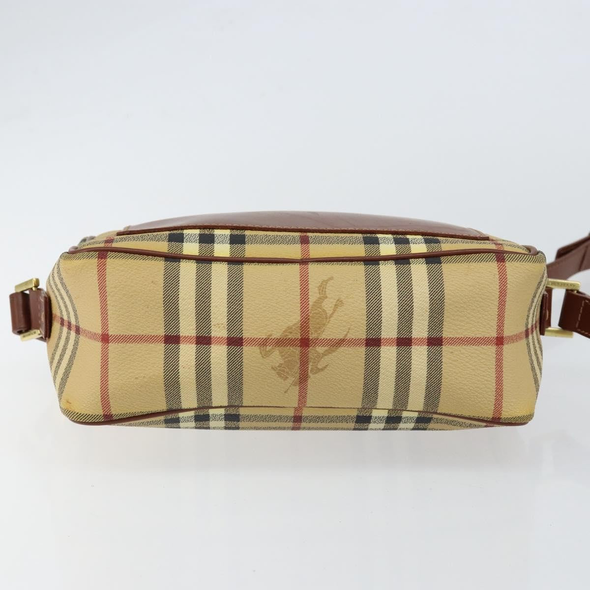 Burberry Nova check Shoulder bag Canvas, BEIGE, CANVAS, Shoulder bag