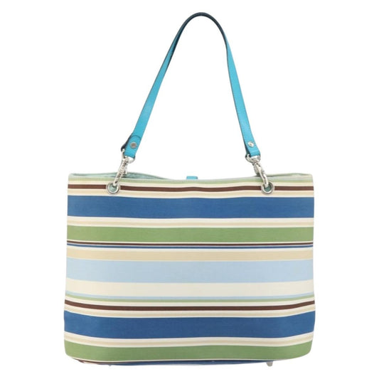 Burberry Vintage tote bag Canvas, BLUE, CANVAS, Tote bag